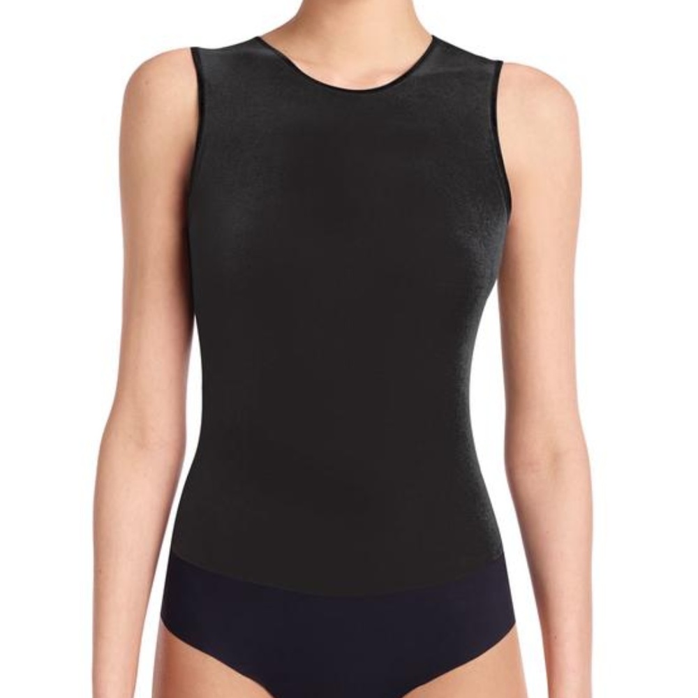 Commando Black Velvet Bodysuit